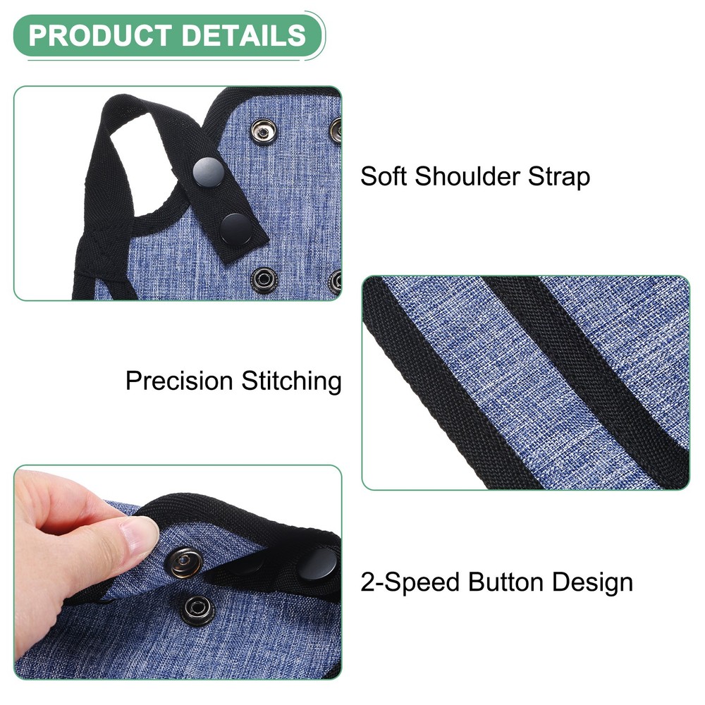 4-Pack Premium Chicken Saddle, Hens Saddle with Adjustable Strap [Blue,Purple]