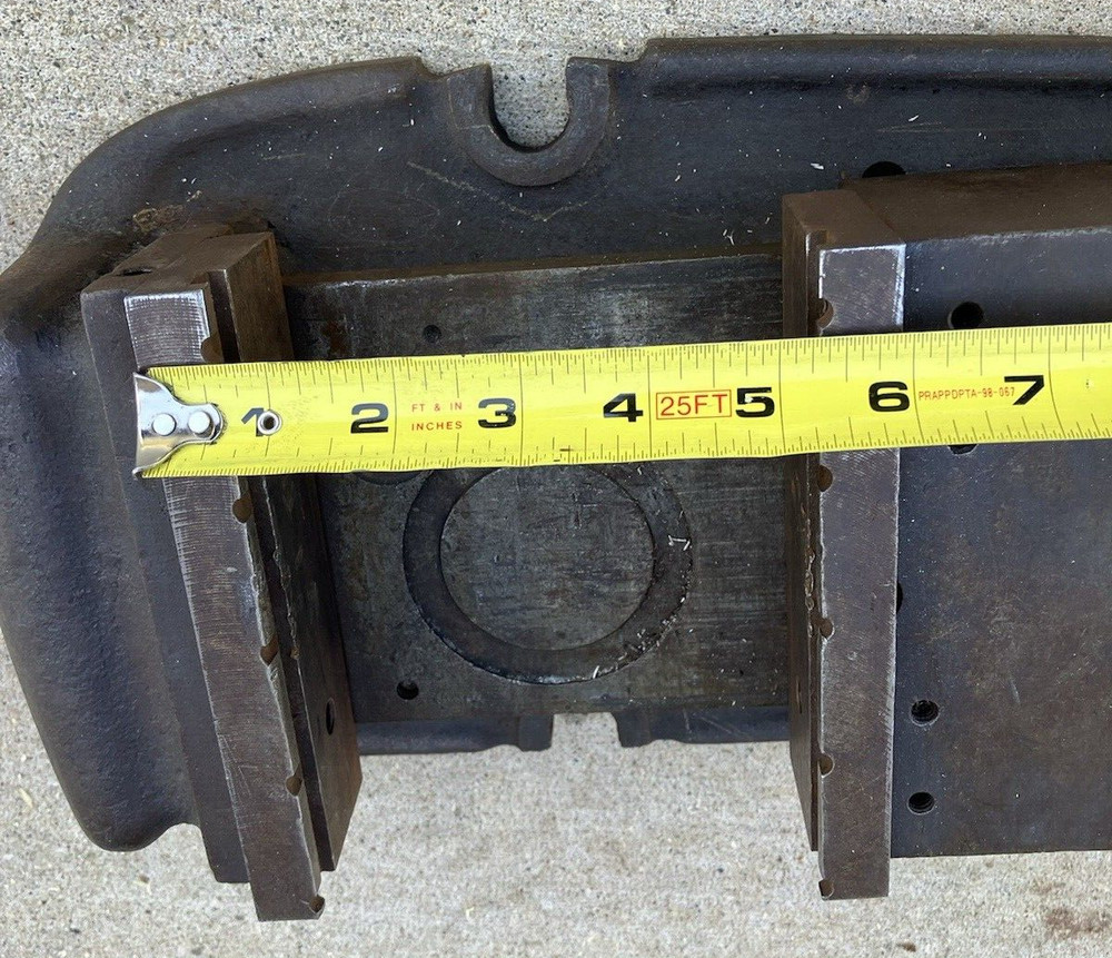 Bridgeport 6" Precision Machine Vise with Handle - 5 3/4" open - Nice