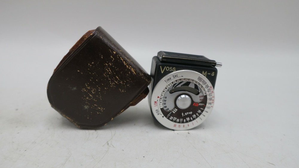 Voss M6 M-6 Black Camera Shoe Mount Light Meter - AS-IS