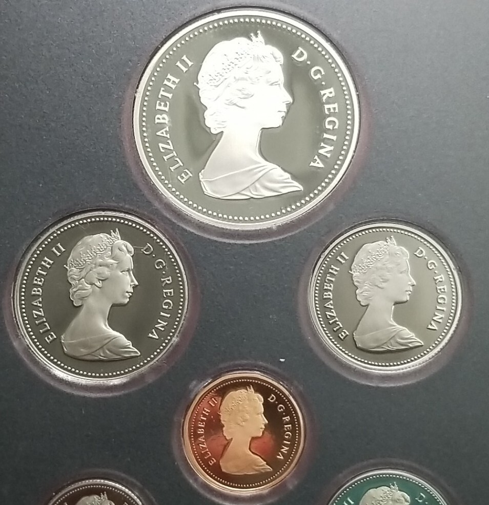 1982 Royal Canadian Mint 7 Coin Set #3467