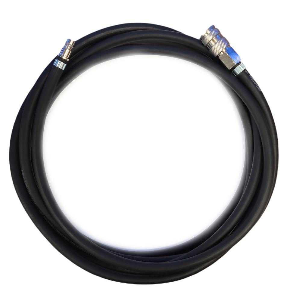 5 Metre Compressed Air Line Hose with Euro Type Adaptor & Coupling Fitted.
