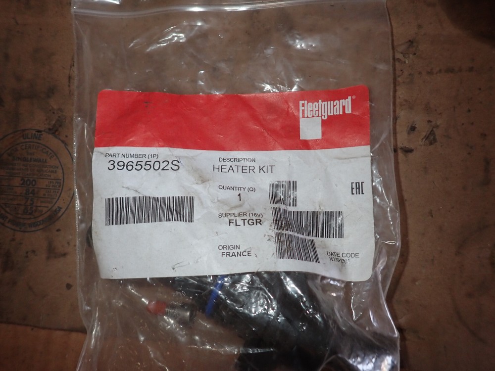 Fleetguard Heater Kit NEW! 39655025
