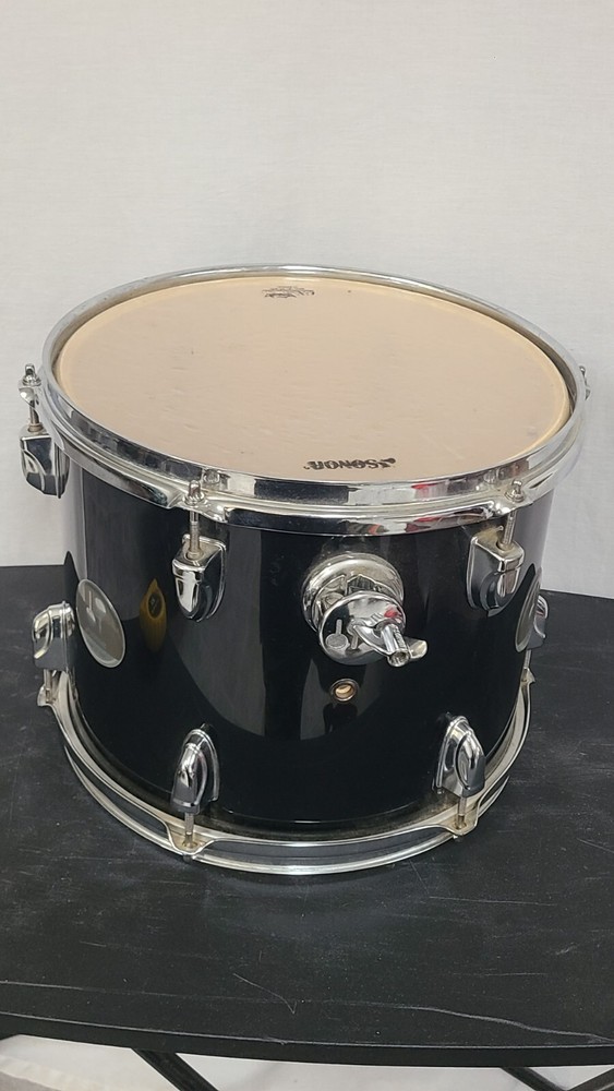 Vintage Sonor Force 505 12" x 11" Rack Tom Drum Black
