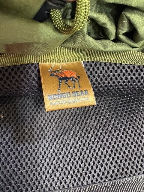 BONGO GEAR O.D. MALICE TACTICAL BACKPACK, used excellent 1 only