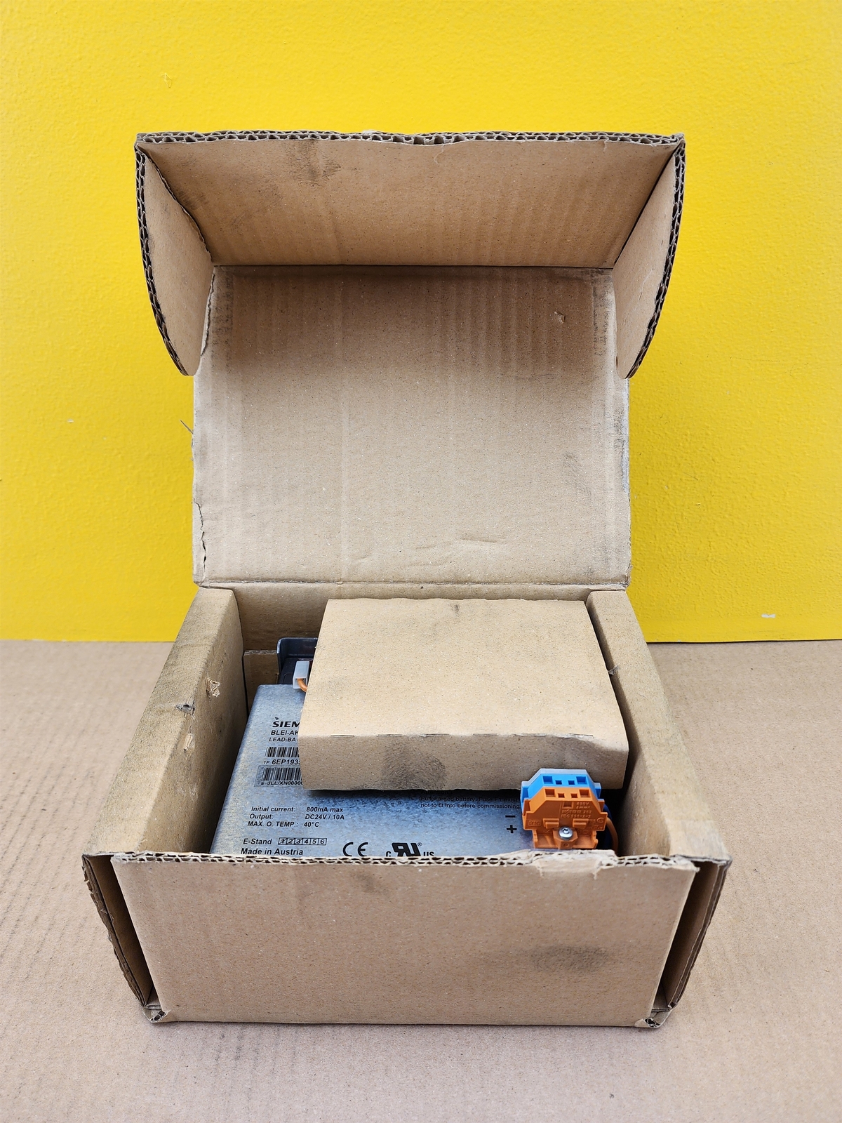 NEW Siemens 6EP1935-6MD11 SITOP Battery Module 24 V/3.2 Ah w/Lead-Acid Batteries