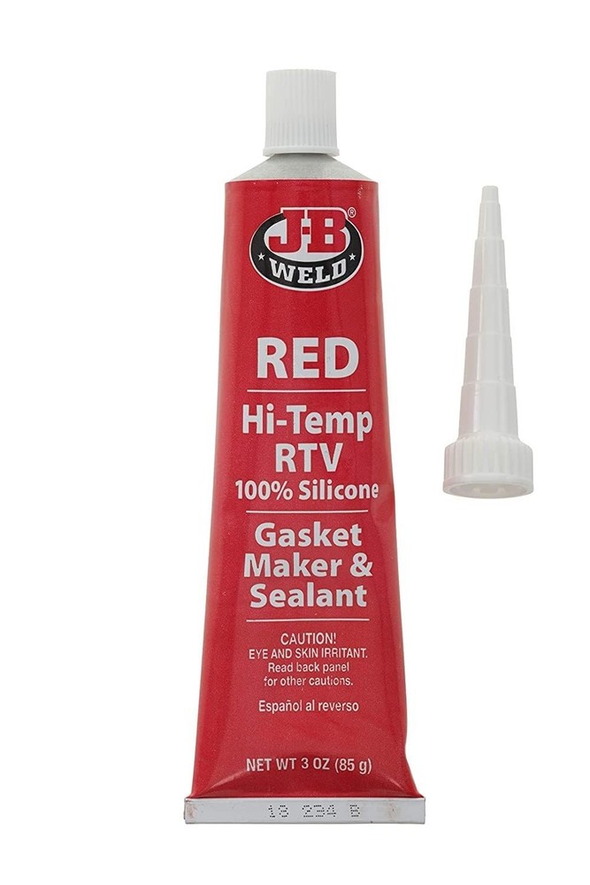Versatile High Temperature RTV Silicone Sealant - Compact 3 oz for DIY Projects