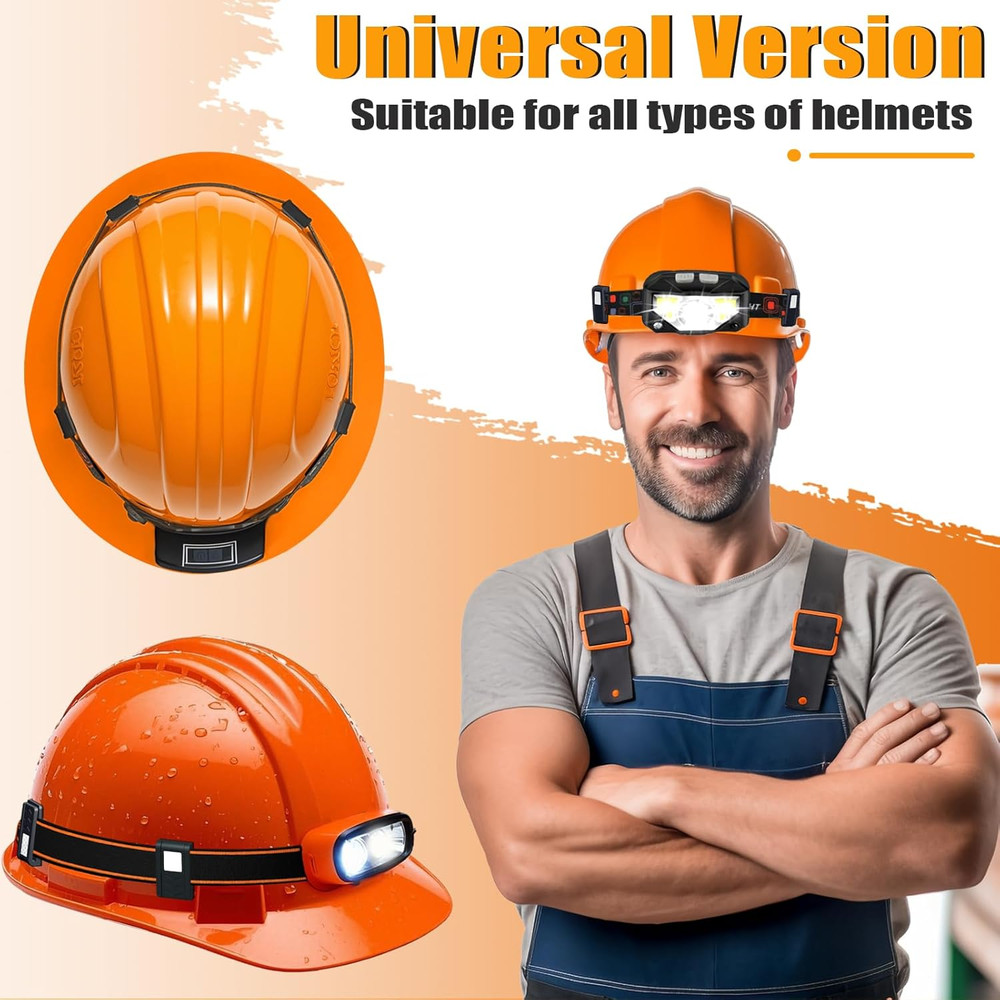 Hard Hat Clips for Headlamp 20 Pack Hardhat Headlamp Clips,Hard Hat Light Clips