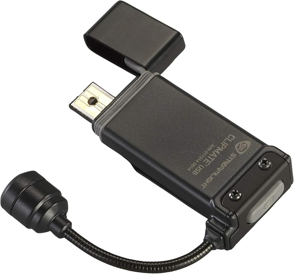 ClipMate 70-Lumen USB Rechargeable Clip-On Light