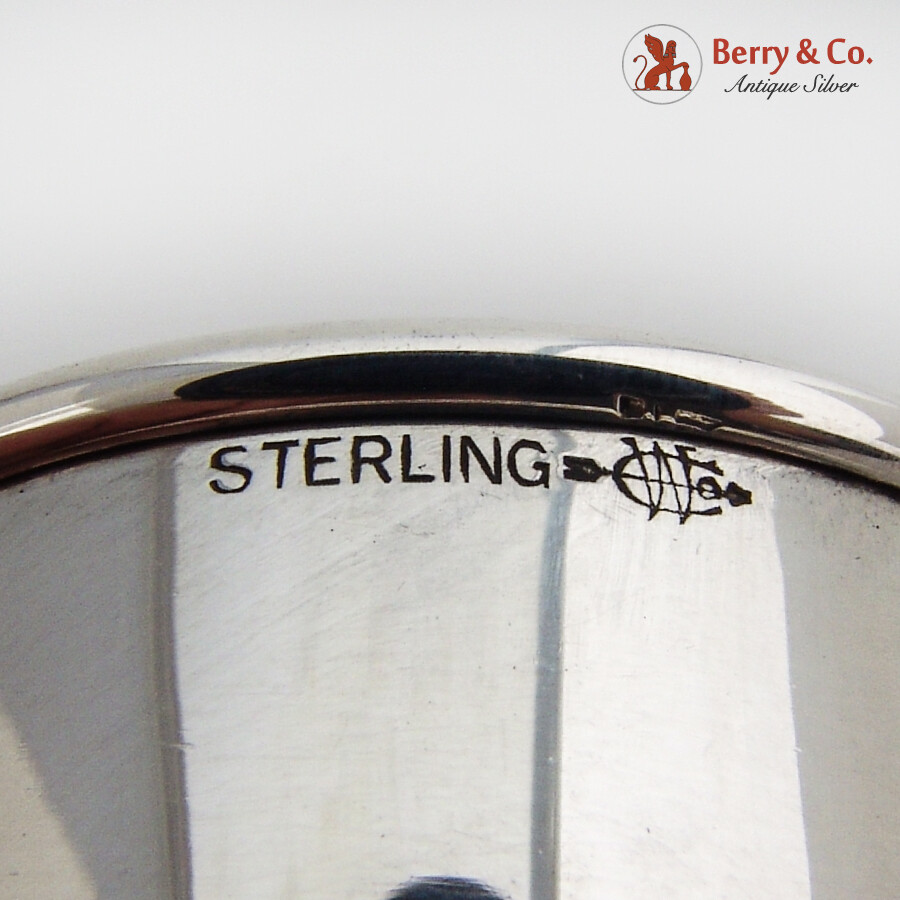 Webster Plain Napkin Ring Sterling Silver Mono Tommy