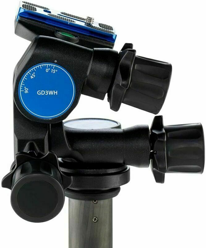 BENRO GD3WH 3-Way Geared Tripod Head Camera Tripod Head Precise Positioning
