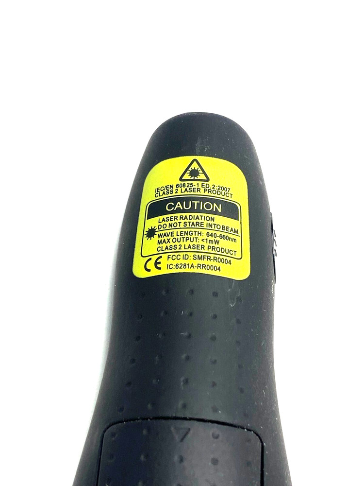 Logitech R400 Presentation Pointer-Wireless-Laser-Radio Freq-Black-USB