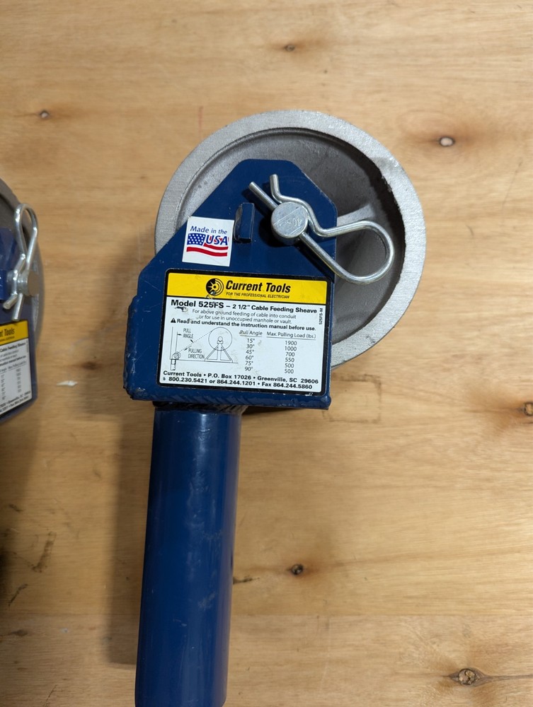 CURRENT TOOL 525FS FEEDING SHEAVE ( NEW )