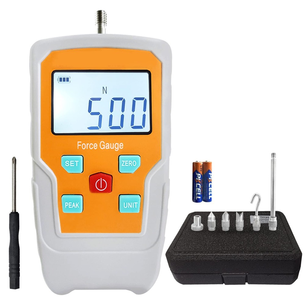 Digital Force Gauge Push and Pull Meter Dynamometer Tension Pressure Tester T...