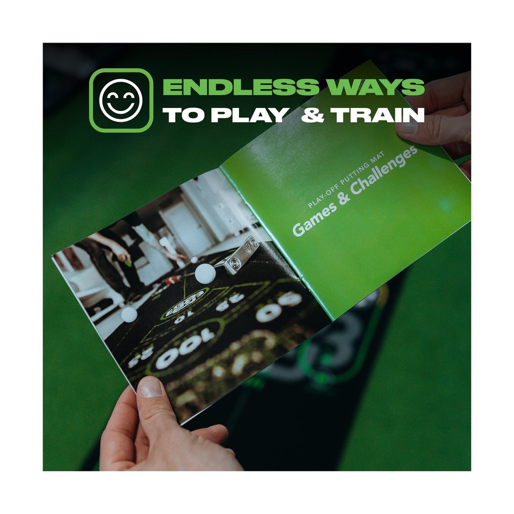 Unlock Your Potential: Back 2 Basics - Play-Off Putting Mat & Pro Path Mirror...