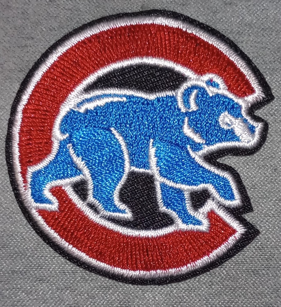 CHICAGO CUBS BASEBALL IRON ON PATCH