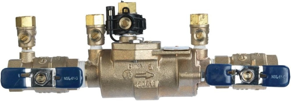 Reliable 1" Lead-Free Copper Silicon Backflow Preventer with Quick Turn Shutoff