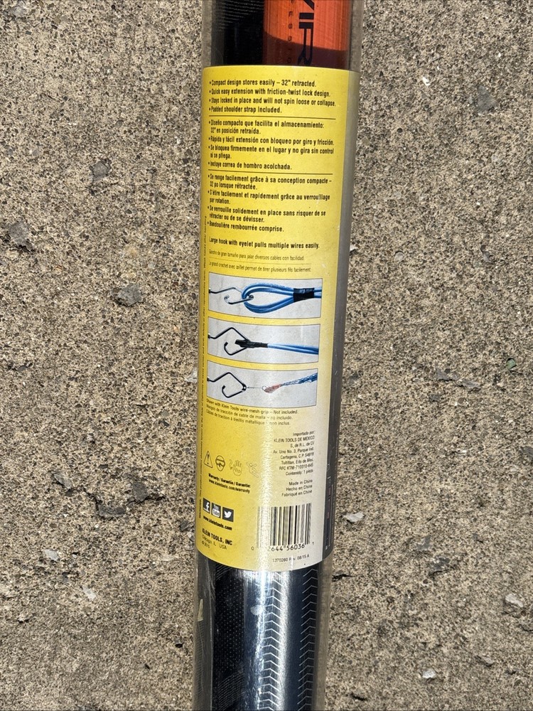 Klein Tools SRS56036 WireSpanner Plus Telescopic Pole