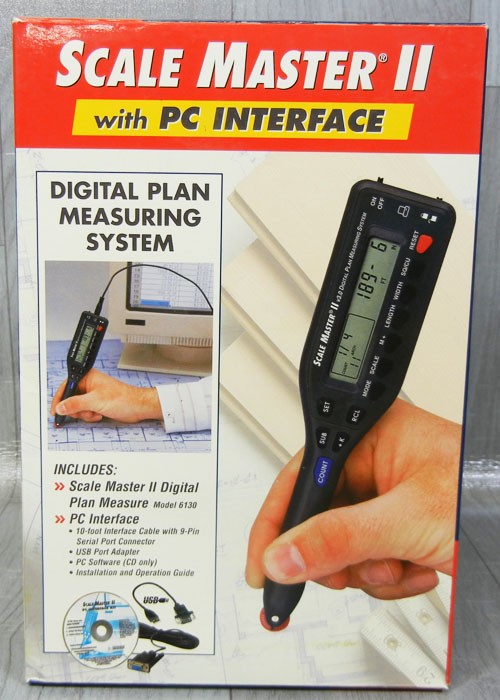 Scale Master II Digital Plan Measuring System w/PC interface, CD, Cables 6325
