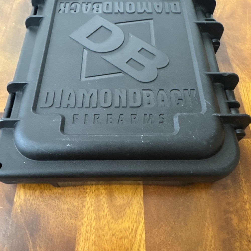 Diamondback Firearms Pistol Box Durable Black Case w/ Foam