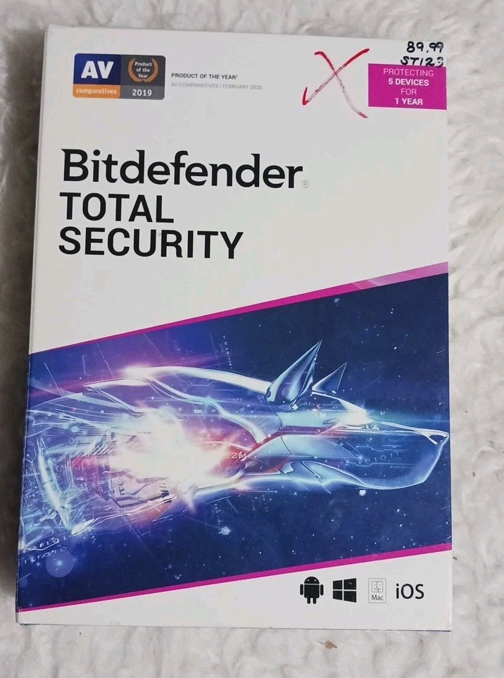 Bitdefender Total Security 2019 5 Devices 1 Year