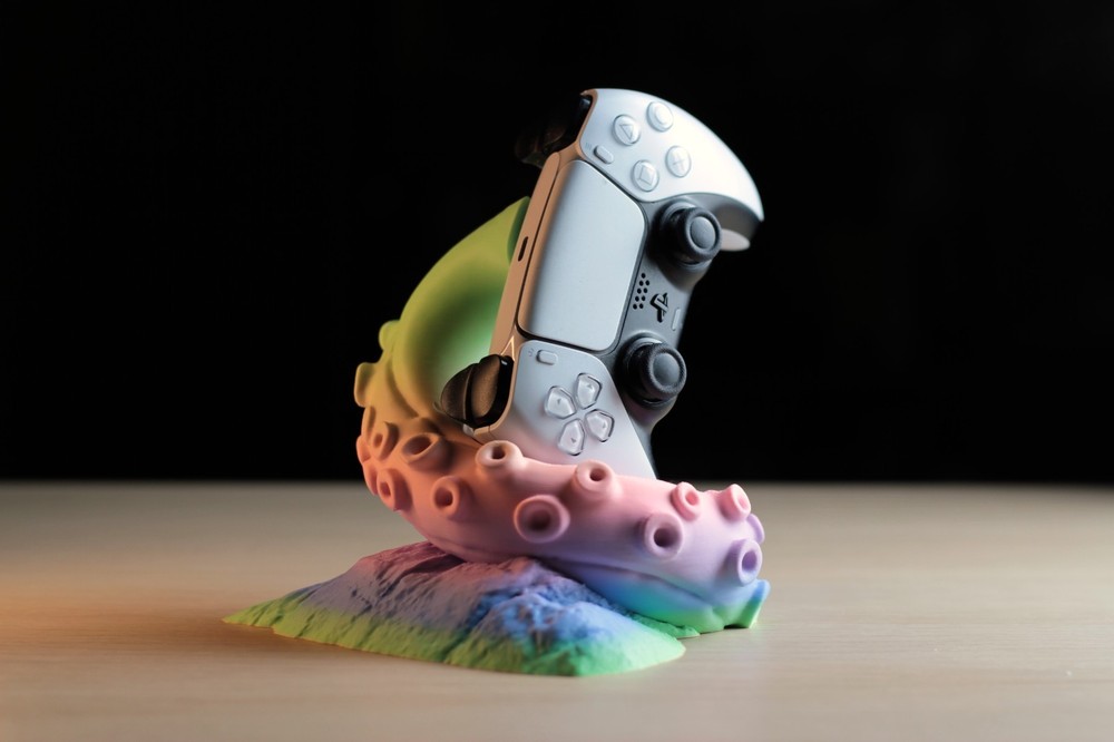 Kraken’s Grip – PS5 Controller Stand | Octopus Tentacle Display Holder 3D print