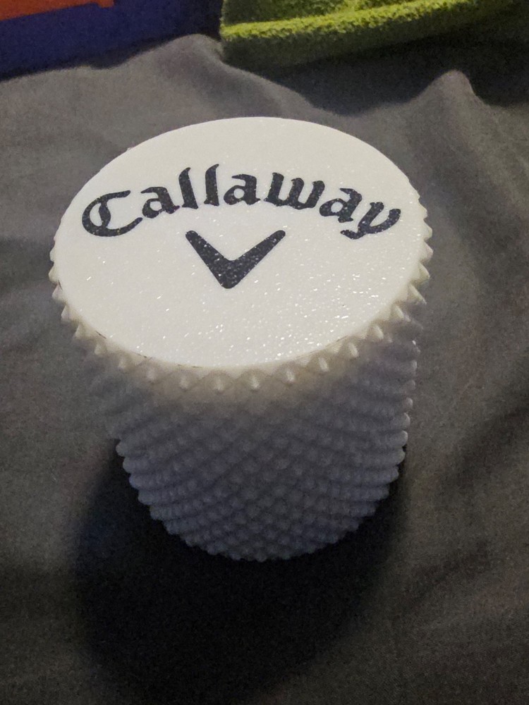Callaway Container – Threaded Golf Tee Storage Box 3D Printed for Golfing Tees