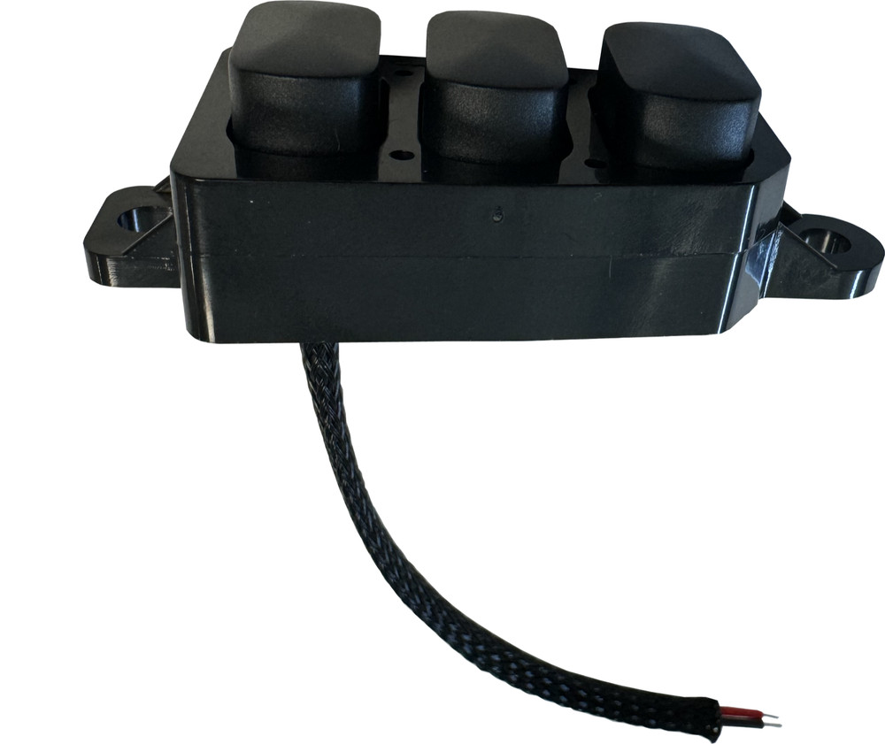 One Auxiliary Latching Button Switch Panel . 14 - 23 Harley Davidson Touring