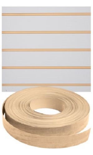 Vinyl Inserts Slatwall Panel Maple Shelving Display 260 ft Total Decorative