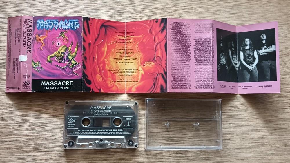 MASSACRE From Beyond - Rare Malaysia Cassette