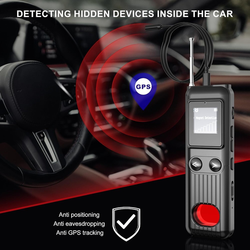 Hidden Camera Detectors, 2024 Professional Camera Detector, Bug Detector, GPS Tr