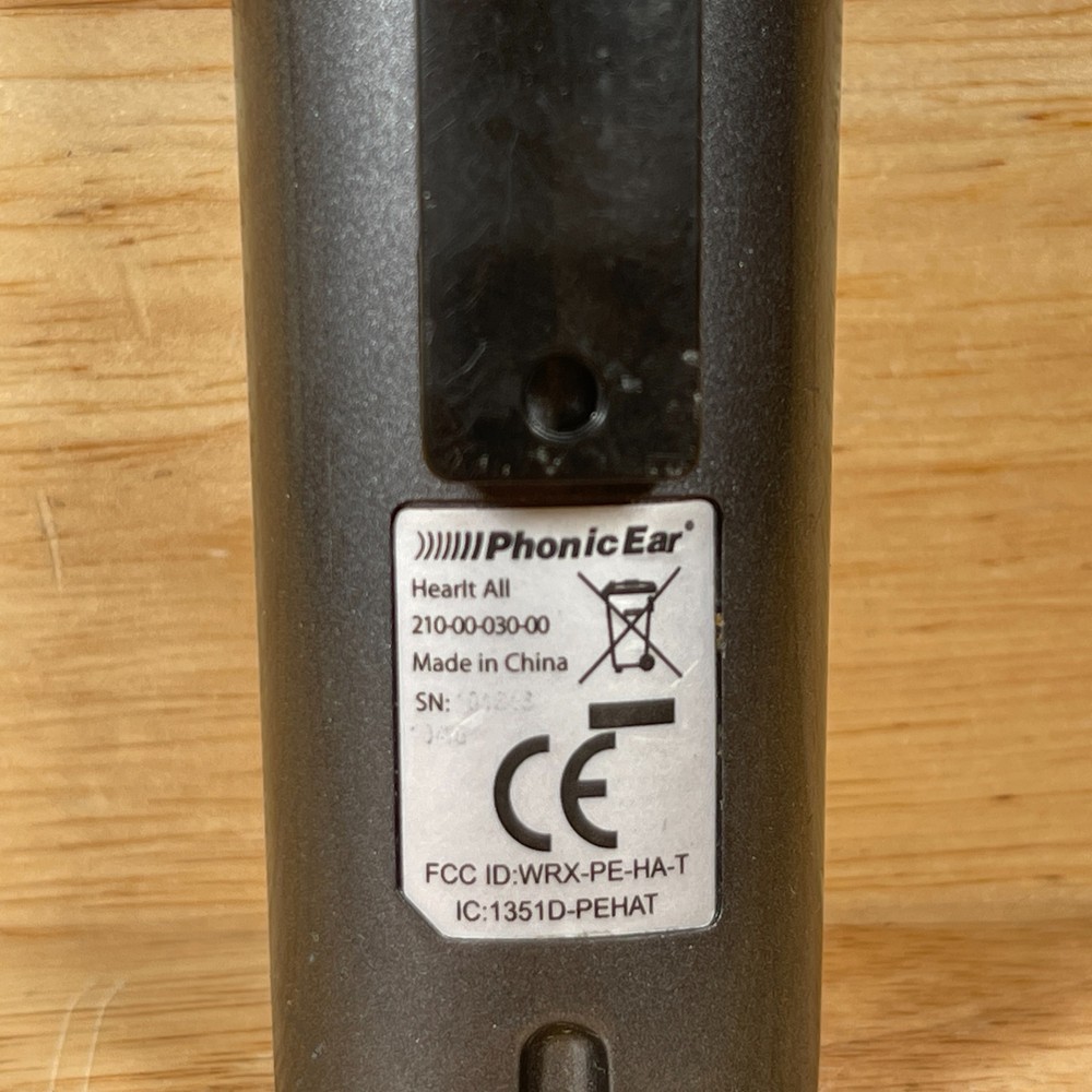 Phonic Ear Hear It All Gray On/Off Switch Wireless Digital Audio Transmitter