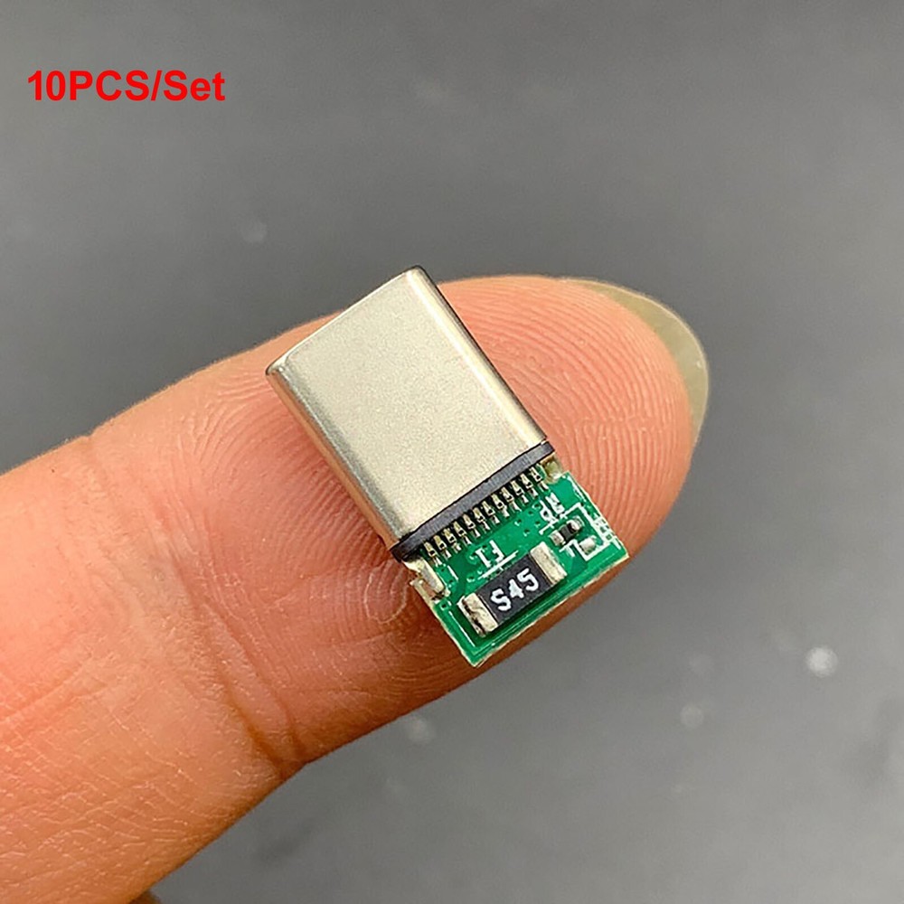 10PCS Type C Interface Power Connector Charge Dock Port Plug DIY Charging Cable
