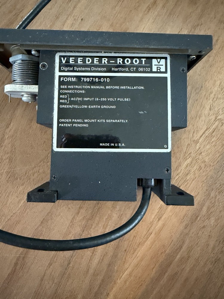 VEEDER-ROOT LX TOTALIZER, FORM: 799716-010