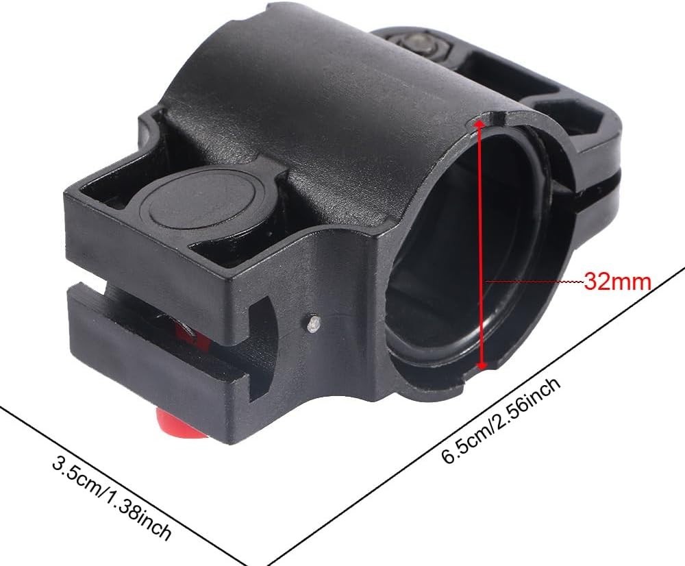 2-Pack Waterproof Bike Lock Holder - Universal U-Lock Frame Mounting Bracket