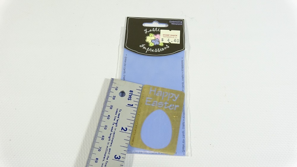 Happy Easter 1993 Lasting Impressions Embossing & Stenciling - S 613