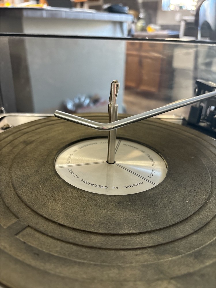 Vtg Garrard Model 440m Automatic Turntable Record Player WORKS As Is