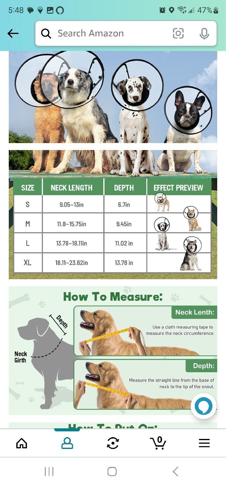 Dog Cone 3 Levels Size Adjustable Pet Recovery Lightweight Cone Collar Anti Lick