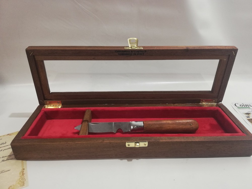 Wood Display Case For Knives Coins
