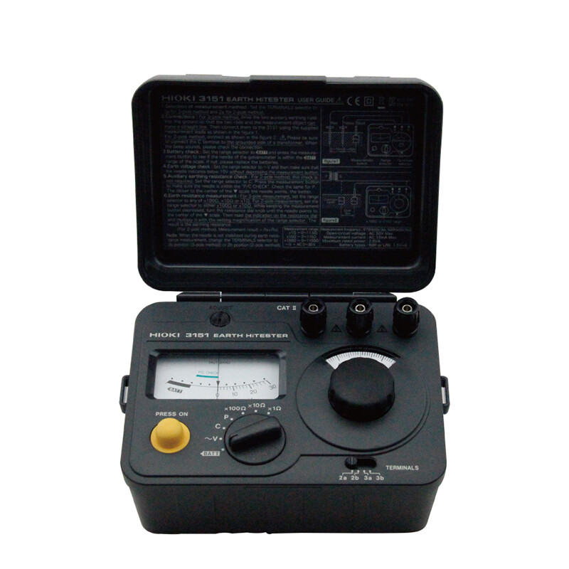 HIOKI FT3151 Pointer Type Analog Earth Tester Ground Resistance Tester ✦KD