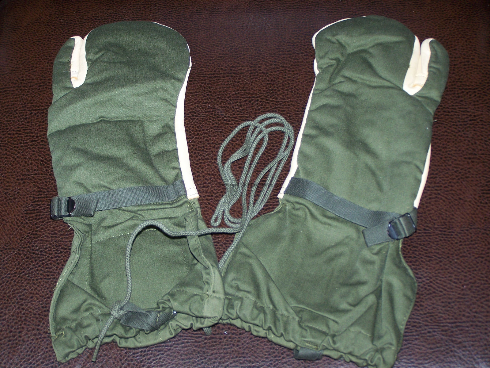 Mittens Trigger Finger + Wool Liners Large Military USMC Cold Weather NOS