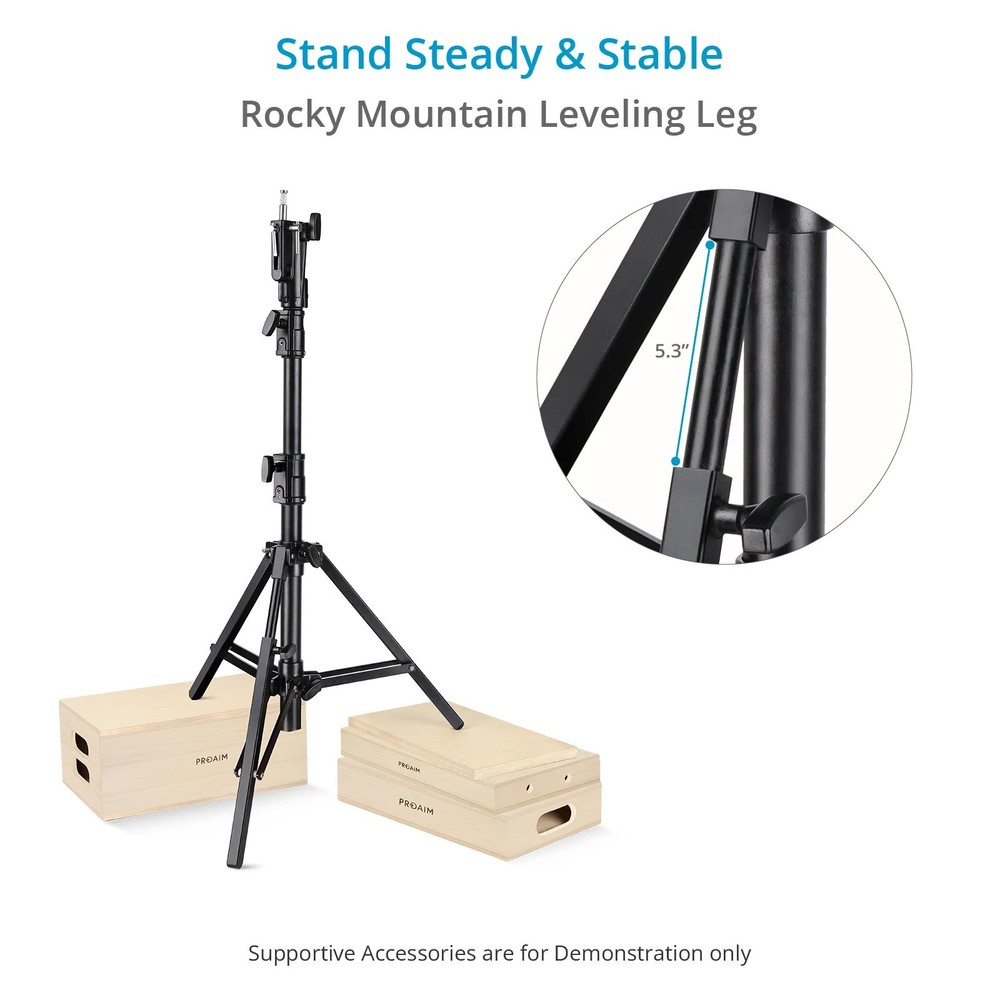 Proaim 6.8’ Low Ninja Double Riser Combo Stand (TP-LNJB-02)