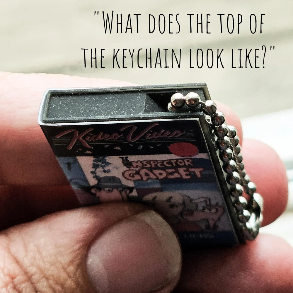 Ernest Scared Stupid VHS Keychain