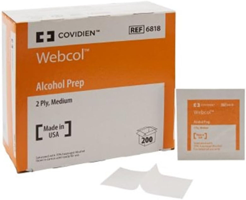 Webcol Alcohol Prep Pads