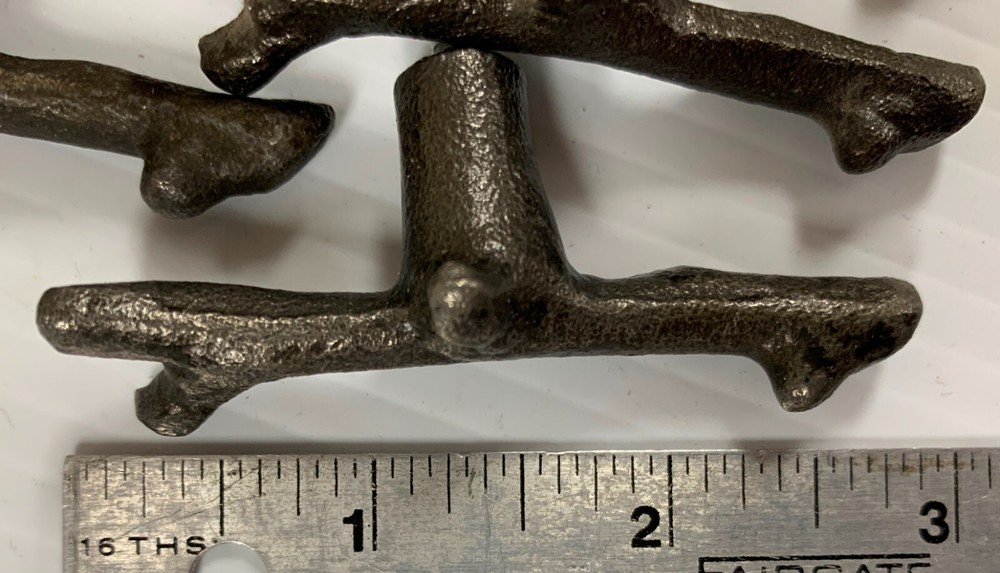 o'o'o . DRAWER PULL Cabinet HANDLES . Tree Branch Design + Mounting Screw