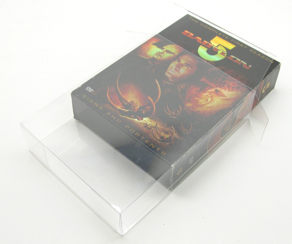 25x DVD OVERSIZED BOX SET (SIZE DVO E) - CLEAR PLASTIC PROTECTIVE BOX PROTECTOR