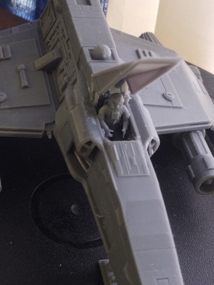Star Wars E-Wing 3d Resin Print 8.5"x6"
