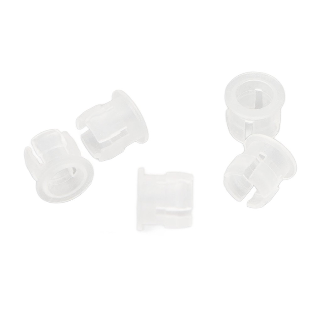 200PCS 5mm LED Holders Flat Buckle Light Emitting Diode Clips Plastic New