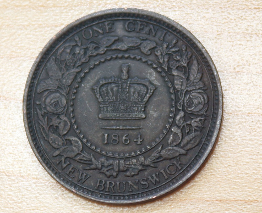 1864 Canada New Brunswick 1 Cent