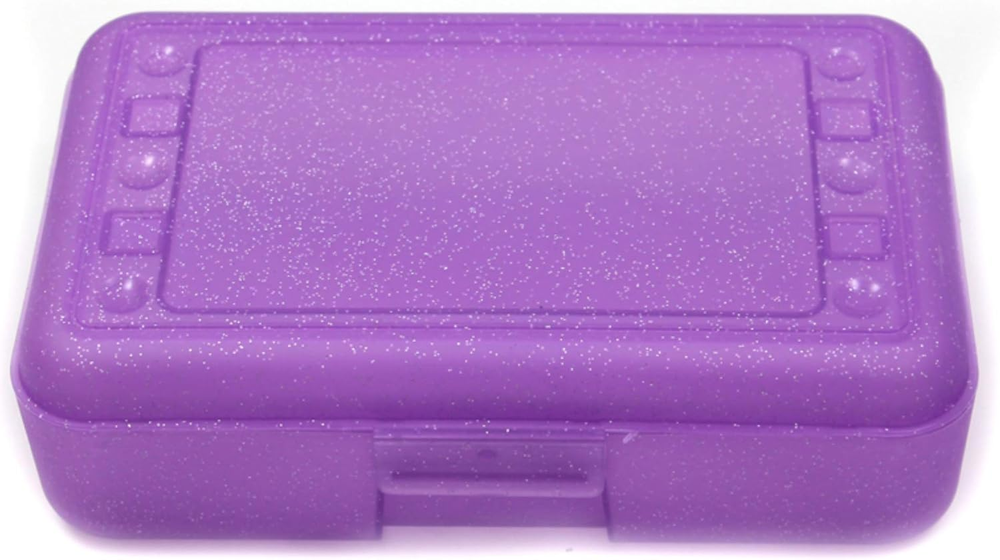 Products Pencil Box, Purple Sparkle