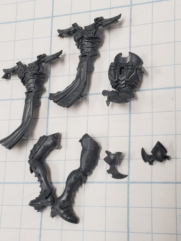 Warhammer 40k Drukhari Bits Archon Commander Armored Torso Legs #01